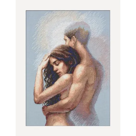 Kreuzstich-Set "Zusammen" 27x40 cm SRA1036