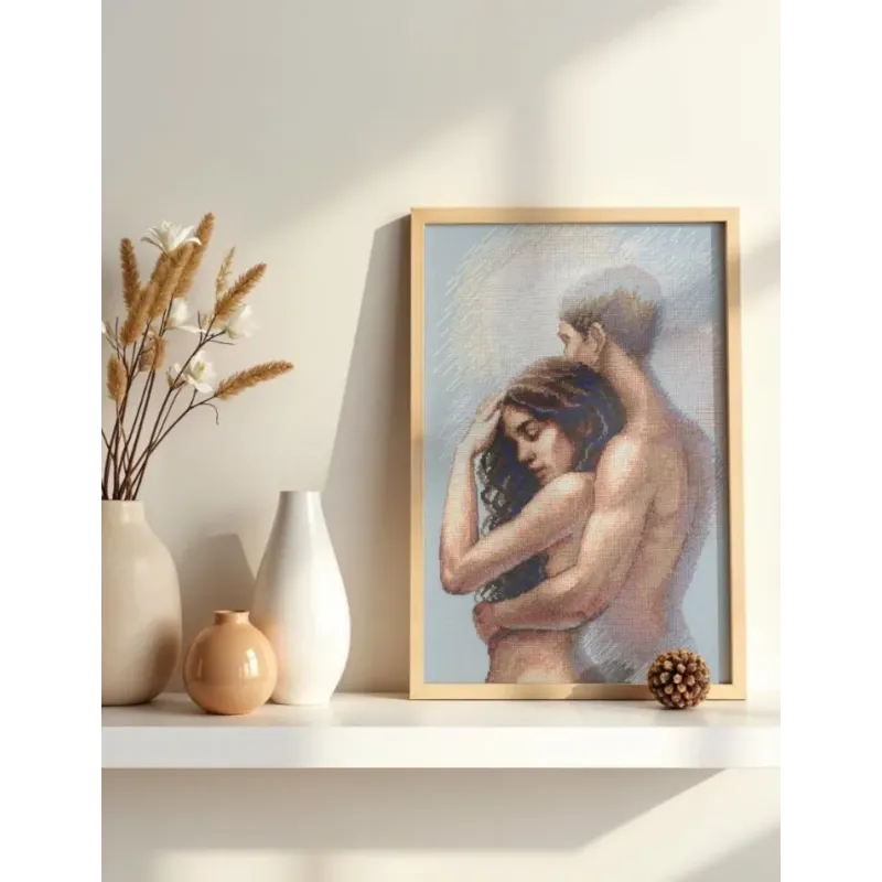 Cross Stitch Kit "Together" 27x40 cm SRA1036