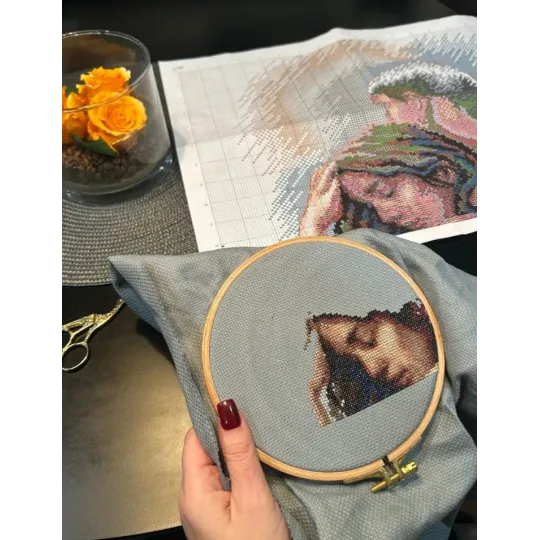 Cross Stitch Kit "Together" 27x40 cm SRA1036