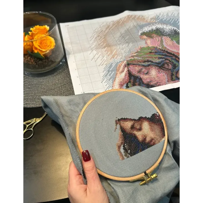 Cross Stitch Kit "Together" 27x40 cm SRA1036