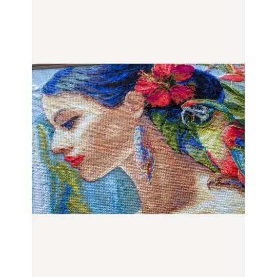 Siuvinėjimo kryželiu rinkinys "Motina Gamta. Tropikai" 40x30 cm SRA1027