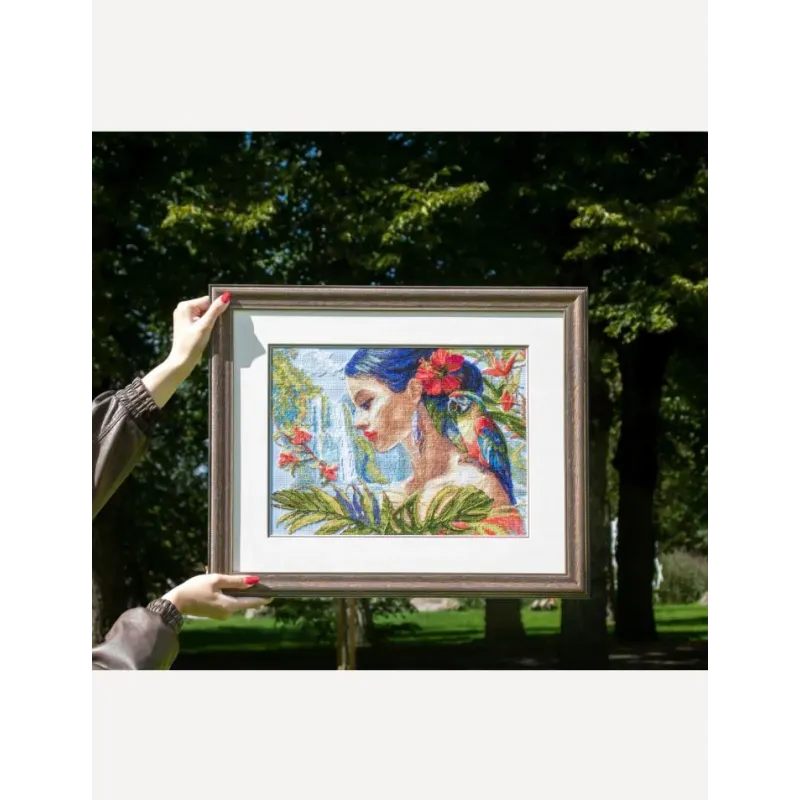 Cross Stitch Kit "Mother Nature. Tropics" 40x30 cm SRA1027