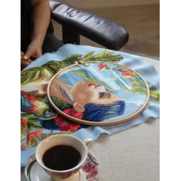 Siuvinėjimo kryželiu rinkinys "Motina Gamta. Tropikai" 40x30 cm SRA1027