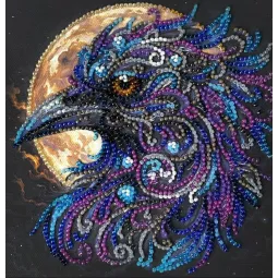 Mini Bead embroidery kit -Amber gaze AAM-270