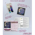 Mini Bead embroidery kit -Amber gaze AAM-270