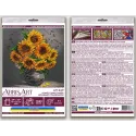 Mini Bead embroidery kit -Homely sunflowers AAM-269