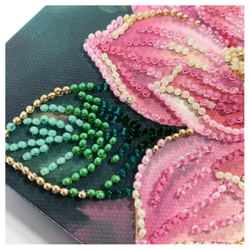 Mini Bead embroidery kit -Petal Kiss AAM-267