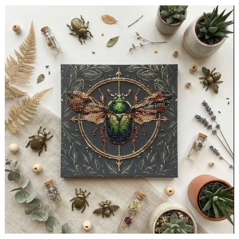 Mini-Perlenstickerei-Set "Die Alchemie der Natur" 15х15 cm AAM-266