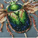 Mini Bead embroidery kit "The Alchemy of Nature" 15х15 cm AAM-266