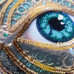 Mini Perlenstick-Set "Alchemie des Blicks" 15x15 cm AAM-265