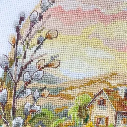 Ristinių dygsnių rinkinys "Velykų stebuklas" 17x24 cm AAH-322