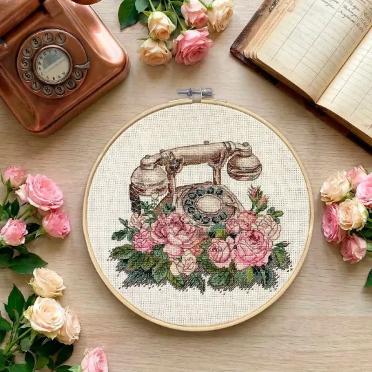 Cross-stitch kit "Waiting for Your Call" 20х16 cm AAH-312