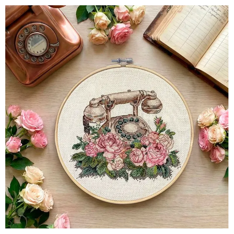 Cross-stitch kit "Waiting for Your Call" 20х16 cm AAH-312