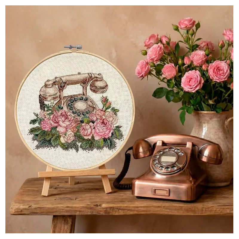 Cross-stitch kit "Waiting for Your Call" 20х16 cm AAH-312