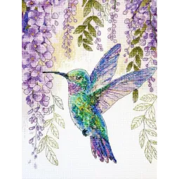 Cross-stitch kit "The flight of the hummingbird" 25х30 cm AAH-310