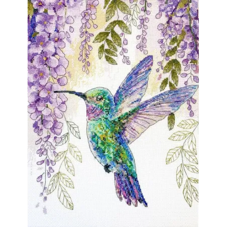 Cross-stitch kit "The flight of the hummingbird" 25х30 cm AAH-310