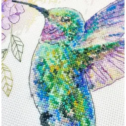Cross-stitch kit "The flight of the hummingbird" 25х30 cm AAH-310