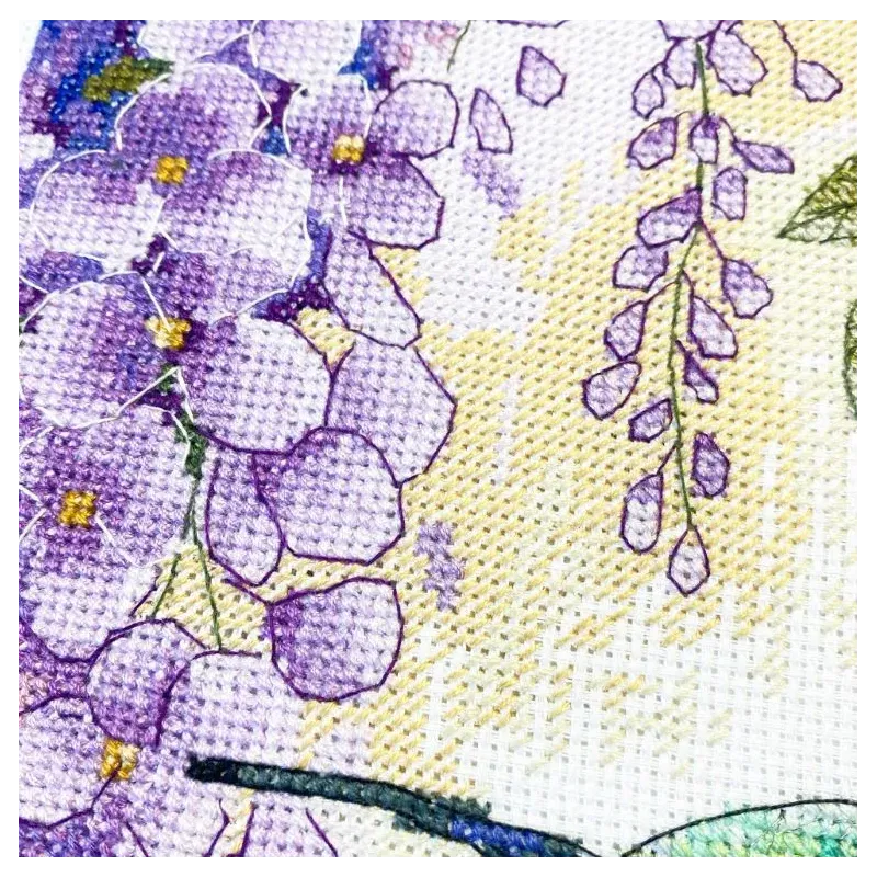 Kreuzstich-Set "Flug des Kolibris" 25x30 cm AAH-310