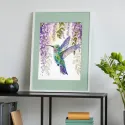Cross-stitch kit "The flight of the hummingbird" 25х30 cm AAH-310