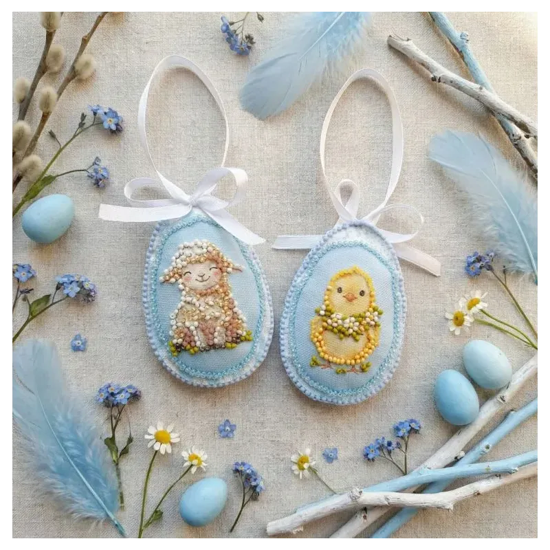 Decoration kit "Easter Company" 15х5 cm AABT-061