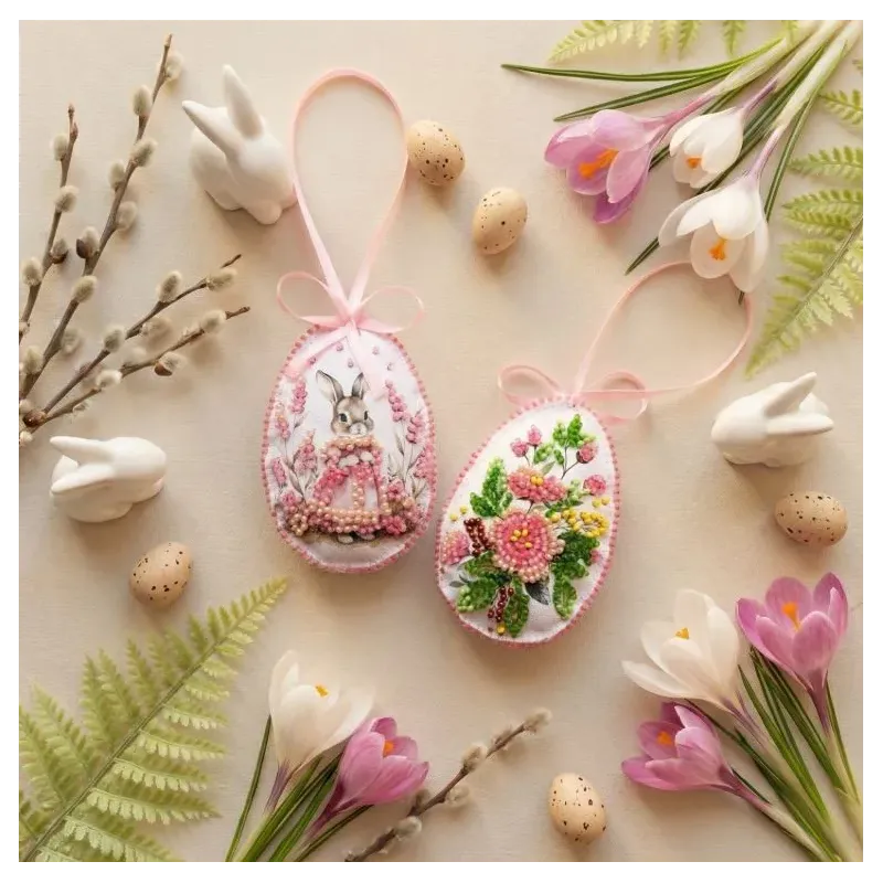 Dekorationsset "Osterhase" 15x5 cm AABT-060