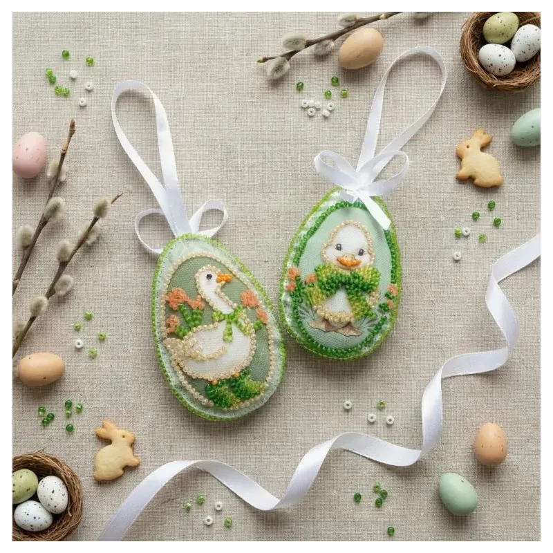 Decoration kit "Easter Guests" 15х5 cm AABT-058