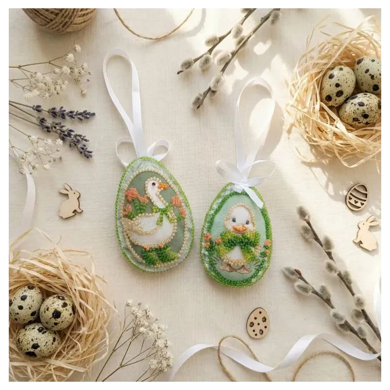 Decoration kit "Easter Guests" 15х5 cm AABT-058