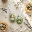 Decoration kit "Easter Guests" 15х5 cm AABT-058