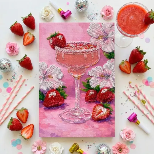 Main Bead Embroidery Kit "Fruit Euphoria" 16х24 cm AAB-972