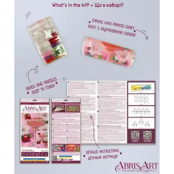 Main Bead Embroidery Kit "Fruit Euphoria" 16х24 cm AAB-972