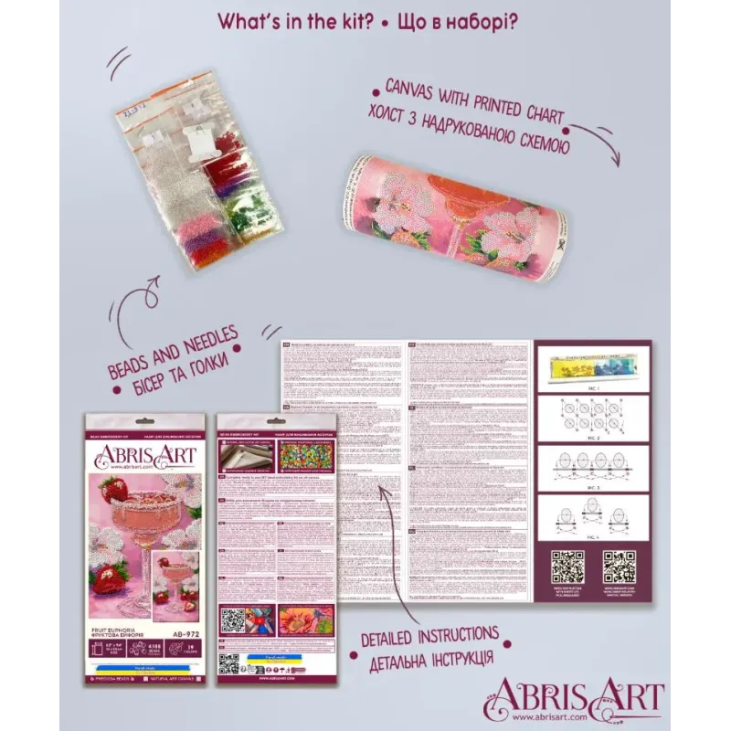 Main Bead Embroidery Kit -Fruit Euphoria AAB-972