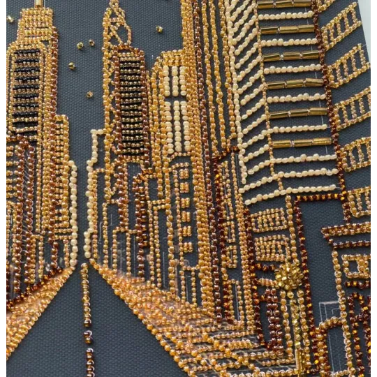 Hauptstickset für Perlen "Stadt der Träume" 23x34 cm AAB-971