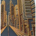 Main Bead Embroidery Kit "City of dreams" 23х34 cm AAB-971
