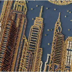 Main Bead Embroidery Kit "City of dreams" 23х34 cm AAB-971