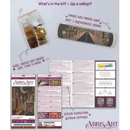 Main Bead Embroidery Kit "City of dreams" 23х34 cm AAB-971