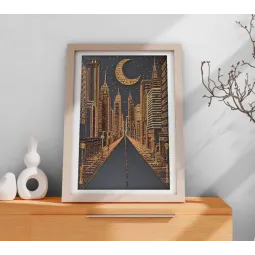 Main Bead Embroidery Kit "City of dreams" 23х34 cm AAB-971