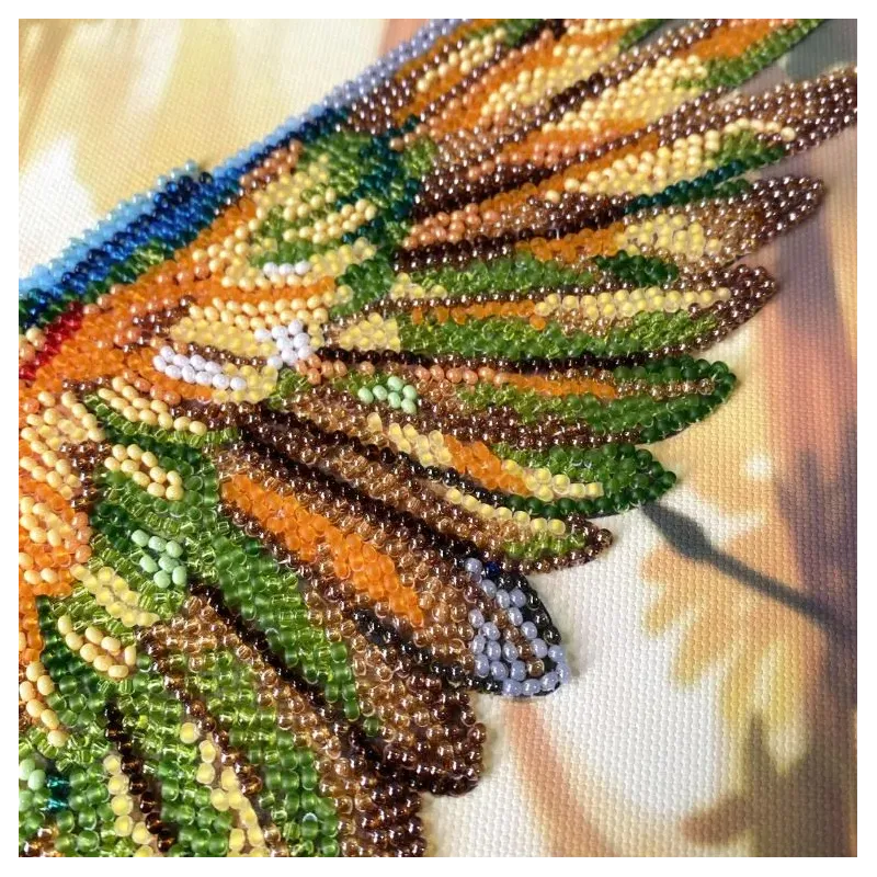 Main Bead Embroidery Kit -Colorful Parrot AAB-970