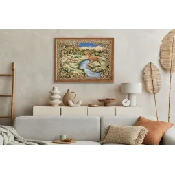 Ristinuke komplektas "Gobelenas su elniu" 62x45 cm PO-7489