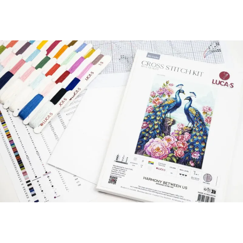 Kreuzstich-Set „Harmonie zwischen uns“ 25 x 35 cm SBU5104