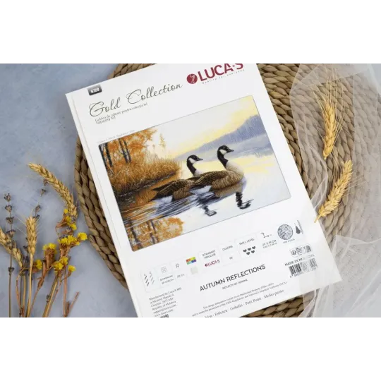 Cross Stitch Kit "Autumn Reflections" 27 x 18 cm SB728
