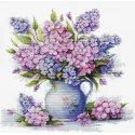 Kreuzstich-Set "Die Blüte zerbrechlicher Hoffnung" 31 x 29 cm SB7059