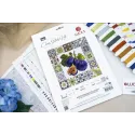 Kreuzstich-Set "Mediterranes Feigenmosaik" 25,5 x 25,5 cm SB7057