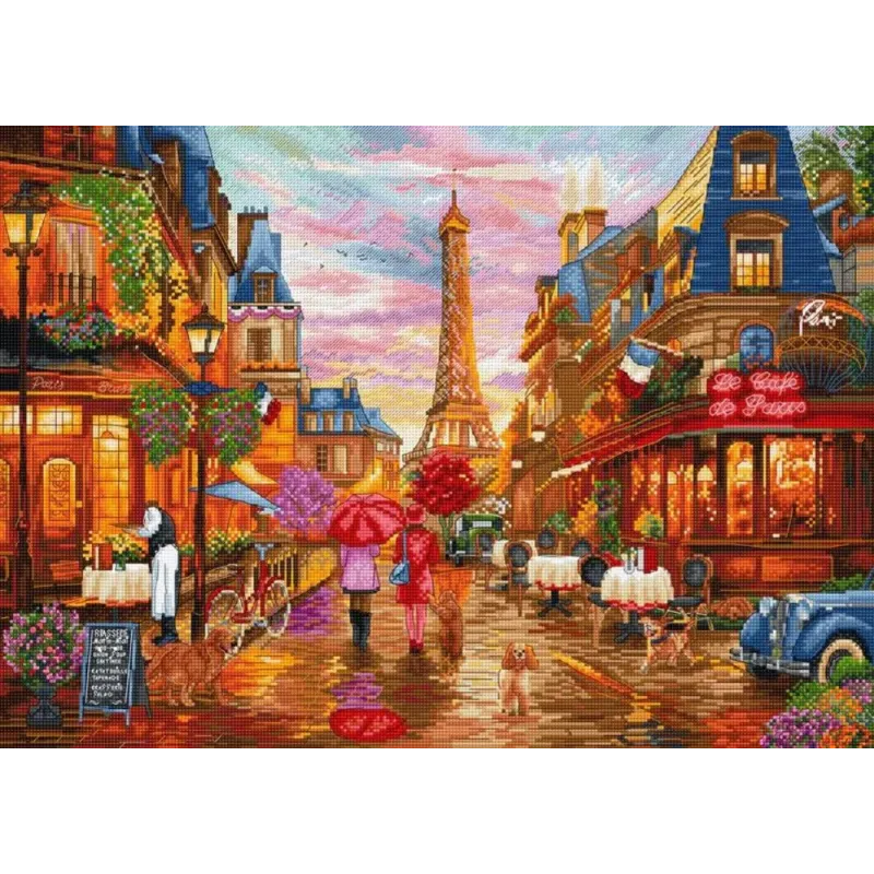 After the Rain, Paris 42×30cm SLETIL9975