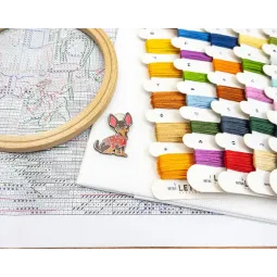 Cross stitch kit "After the Rain, Paris" 42x30 cm SLETIL9975