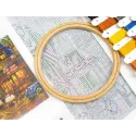 Набор для вышивания крестиком "После дождя, Париж" 42x30 см SLETIL9975