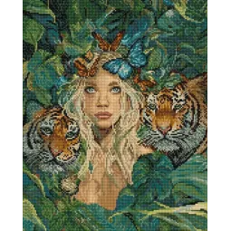 Cross stitch kit "Nature's Muse" 23×29 cm SLETIL9974