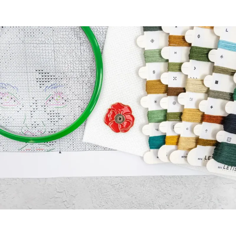 Kreuzstich-Set "Naturmuse" 23×29 cm SLETIL9974