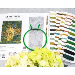 Cross stitch kit "Nature's Muse" 23×29 cm SLETIL9974