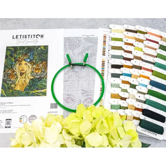 Kreuzstich-Set "Naturmuse" 23×29 cm SLETIL9974