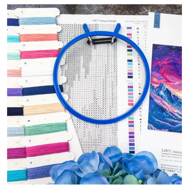 Kreuzstich-Set "Aurora Wächter" 34x24 cm SLETIL9971